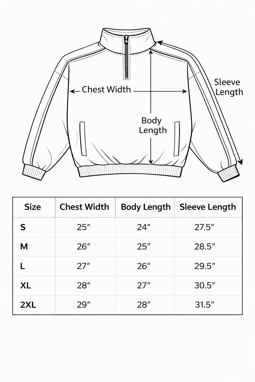 Classic Quarter zip Pullover